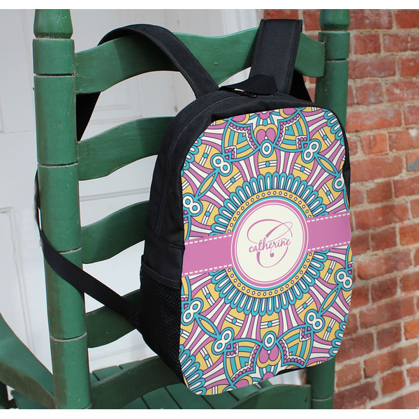 Bohemian Art Kids Backpack - In Context