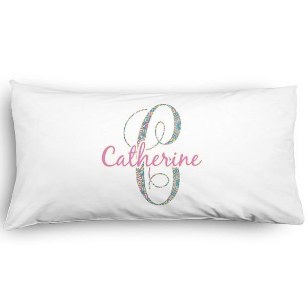 Custom Bohemian Art Pillow Case - King - Graphic (Personalized)