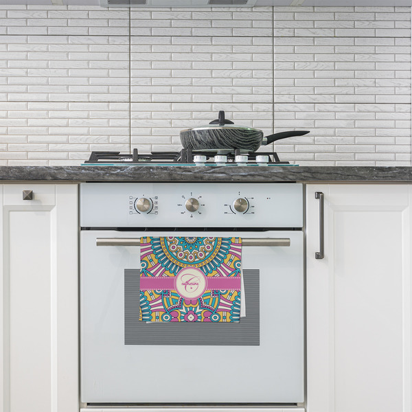 Bohemian Art Kitchen Towel - Poly Cotton - Lifestyle