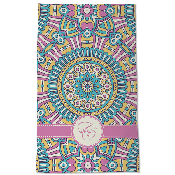 Bohemian Art Kitchen Towel - Poly Cotton - Full Front
