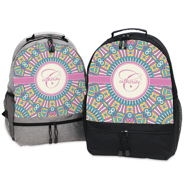 Bohemian Art Large Backpacks - Both