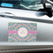 Bohemian Art Large Rectangle Car Magnets- In Context