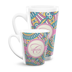 Bohemian Art Latte Mug (Personalized)