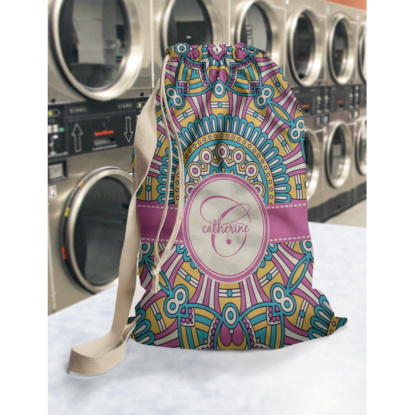 Bohemian Art Laundry Bag in Laundromat