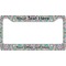 Bohemian Art License Plate Frame - Style B (Personalized)