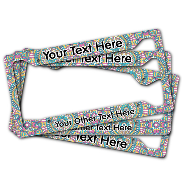 Bohemian Art License Plate Frames - (PARENT MAIN)