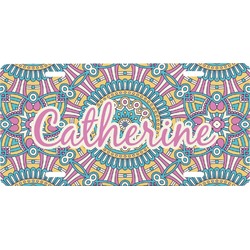 Bohemian Art Front License Plate (Personalized)