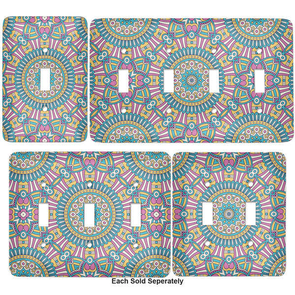 Bohemian Art Light Switch Covers all sizes
