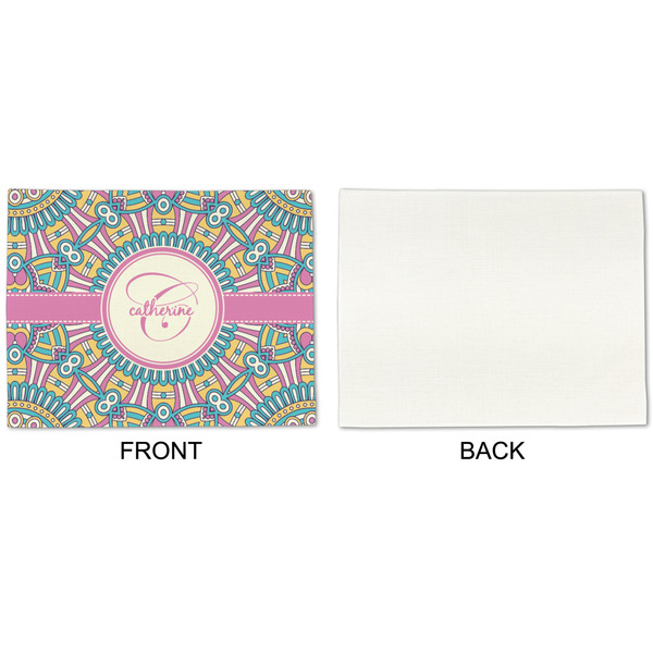 Bohemian Art Linen Placemat - APPROVAL Single (single sided)