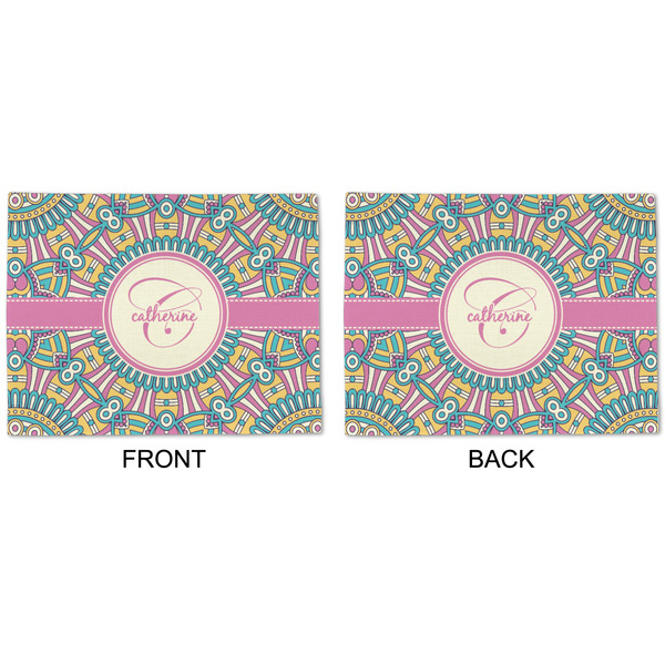 Bohemian Art Linen Placemat - APPROVAL (double sided)