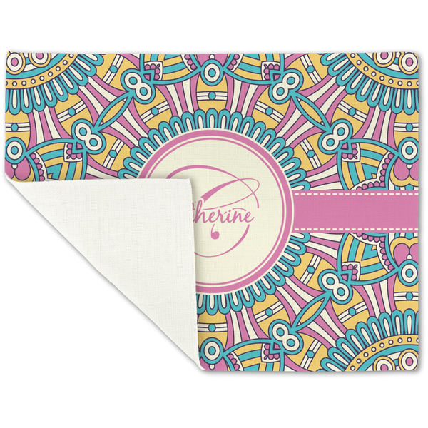 Bohemian Art Linen Placemat - Folded Corner (single side)