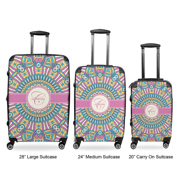 Bohemian Art Luggage Bags all sizes - With Handle