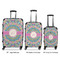 Bohemian Art Luggage Bags all sizes - With Handle