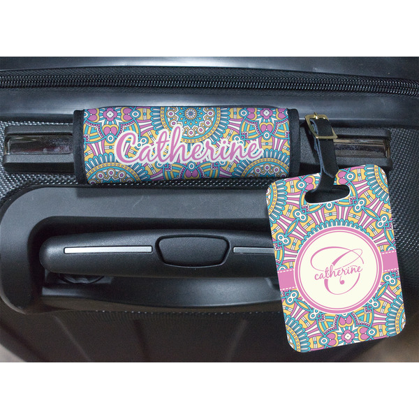 Bohemian Art Luggage Wrap & Tag