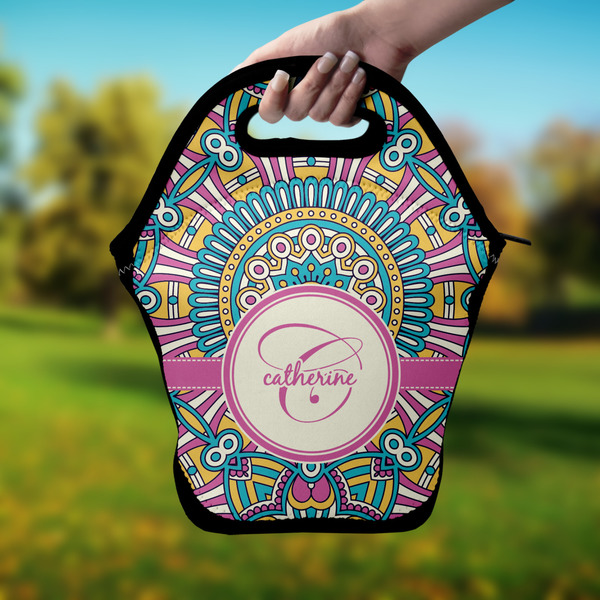 Bohemian Art Lunch Bag - Hand