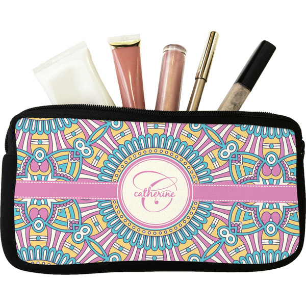 Custom Bohemian Art Makeup / Cosmetic Bag - Small (Personalized)