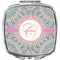 Bohemian Art Compact Makeup Mirror (Personalized)