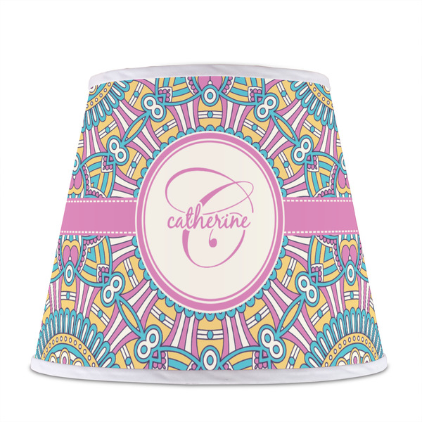 Bohemian Art Poly Film Empire Lampshade - Front View