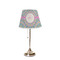 Bohemian Art Poly Film Empire Lampshade - On Stand