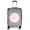 Bohemian Art Suitcase - 24" Medium - Checked (Personalized)
