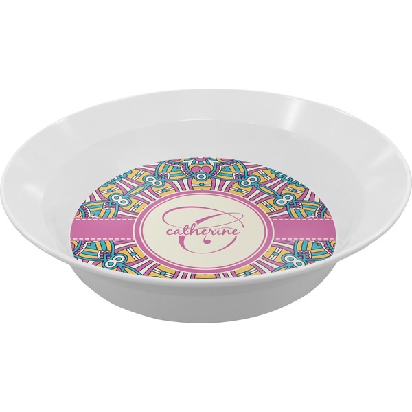Custom Bohemian Art Melamine Bowl (Personalized)