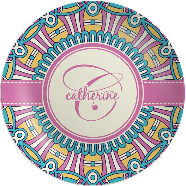 Custom Bohemian Art Melamine Plate (Personalized)