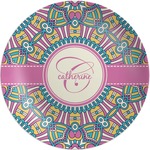 Bohemian Art Melamine Plate (Personalized)