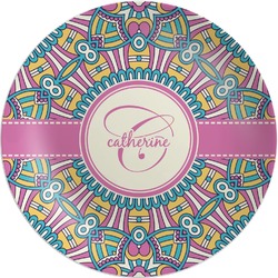 Bohemian Art Melamine Plate (Personalized)
