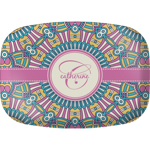 Custom Bohemian Art Melamine Platter (Personalized)