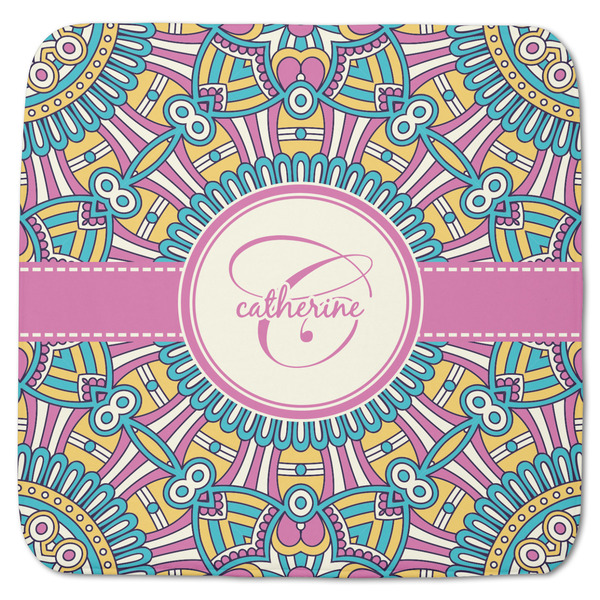 Custom Bohemian Art Memory Foam Bath Mat - 48"x48" (Personalized)