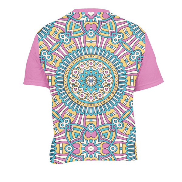 Bohemian Art Men's Crew Neck T Shirt Medium - Back