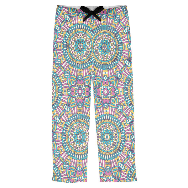 Custom Bohemian Art Mens Pajama Pants - XS