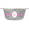 Bohemian Art Stainless Steel Dog Bowl - Large (Personalized)