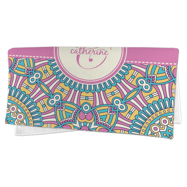 Bohemian Art Microfiber Dish Rag - FOLDED (half)