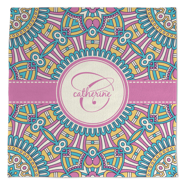 Custom Bohemian Art Microfiber Dish Towel (Personalized)