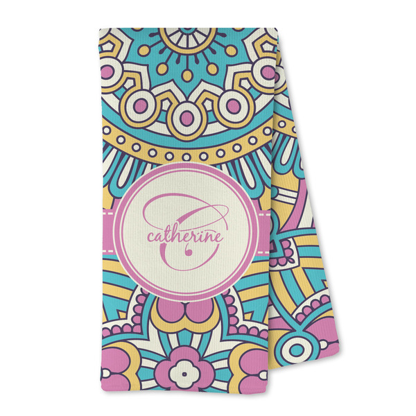 Custom Bohemian Art Kitchen Towel - Microfiber (Personalized)