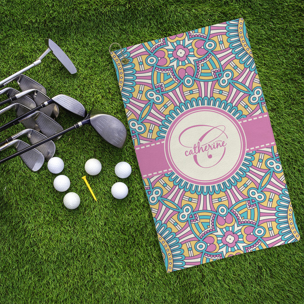 Bohemian Art Microfiber Golf Towels - LIFESTYLE
