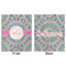 Bohemian Art Minky Blanket - 50"x60" - Double Sided - Front & Back
