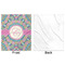 Bohemian Art Minky Blanket - 50"x60" - Single Sided - Front & Back
