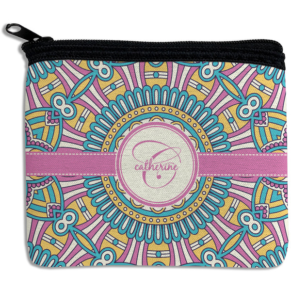Custom Bohemian Art Rectangular Coin Purse (Personalized)