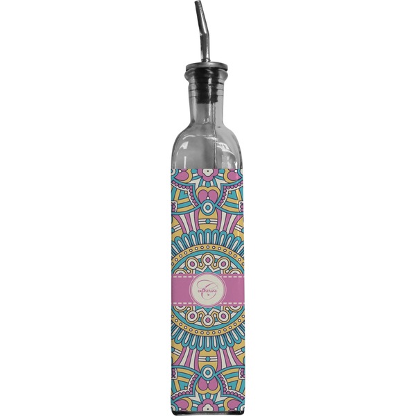 Custom Bohemian Art Oil Dispenser Bottle (Personalized)