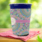 Bohemian Art Party Cup Sleeves - with bottom - Lifestyle