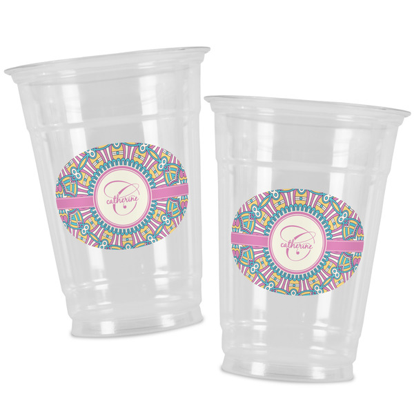 Bohemian Art Party Cups - 16oz - Alt View