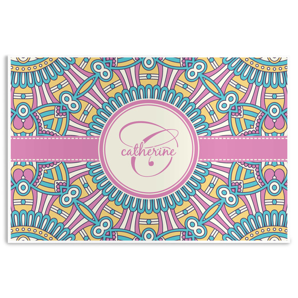 Custom Bohemian Art Disposable Paper Placemats (Personalized)
