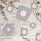 Bohemian Art Party Supplies Combination Image - All items - Plates, Coasters, Fans