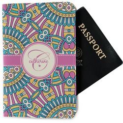 Bohemian Art Passport Holder - Fabric (Personalized)