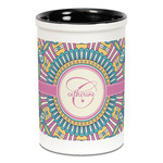 Bohemian Art Ceramic Pencil Holders - Black