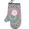 Bohemian Art Left Oven Mitt (Personalized)