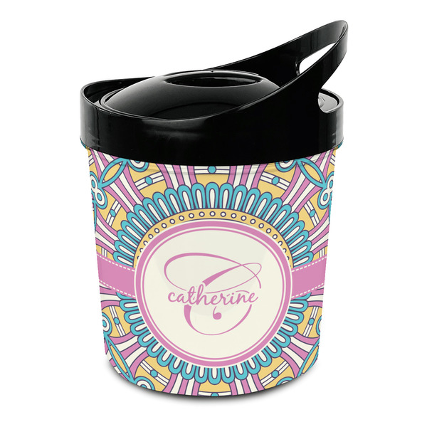 Custom Bohemian Art Plastic Ice Bucket (Personalized)