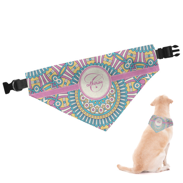 Custom Bohemian Art Dog Bandana (Personalized)